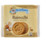 Mulino Bianco Baiocchi Snack Biscotti Farciti con Crema Nocciole e Latte Nocciole 100% Italiane 168g