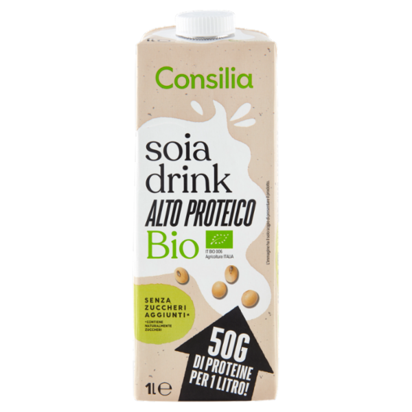 Consilia Bevanda a Base di Soia Biologica Alto Proteica 1 L