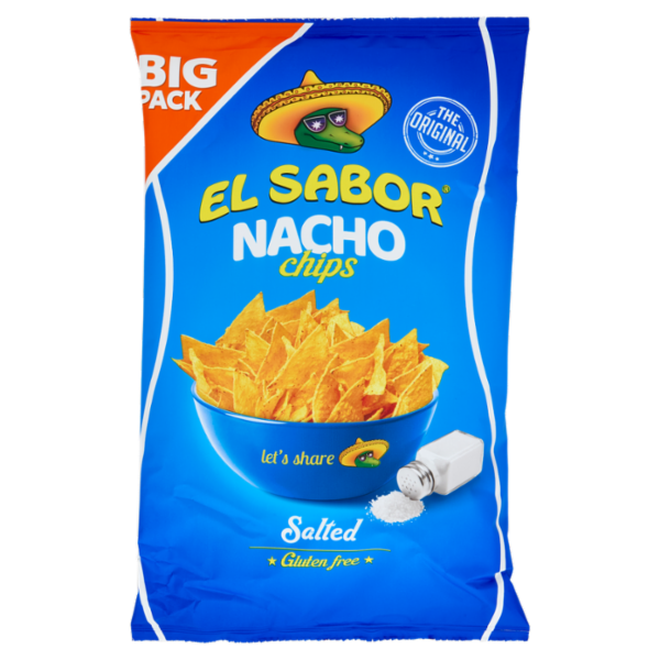 El Sabor Nacho chips Salted 180 g