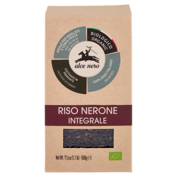 alce nero Riso Nerone Integrale 500 g