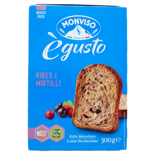 Monviso ègusto Ribes e Mirtilli 300 g