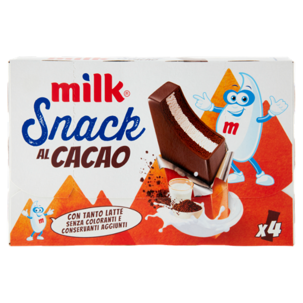 Milk Snack al Cacao 4 x 30 g
