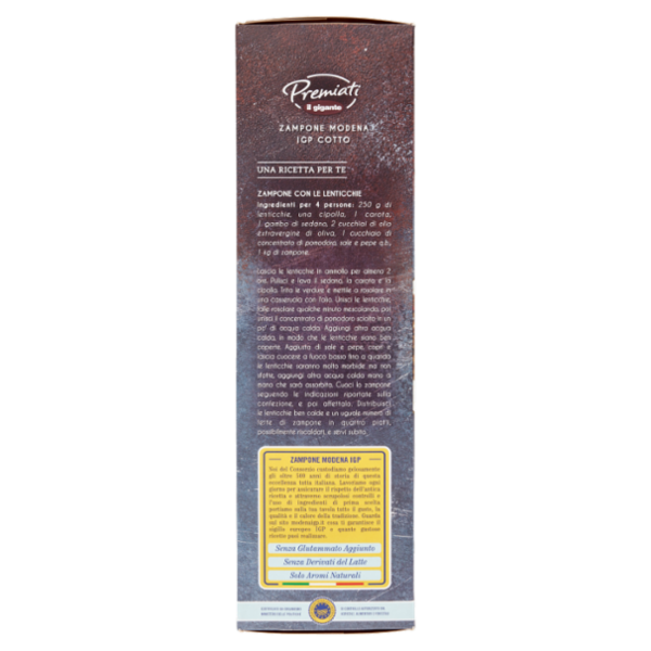 PREMIATI DA IL GIGANTE Zampone Cotto 1 kg