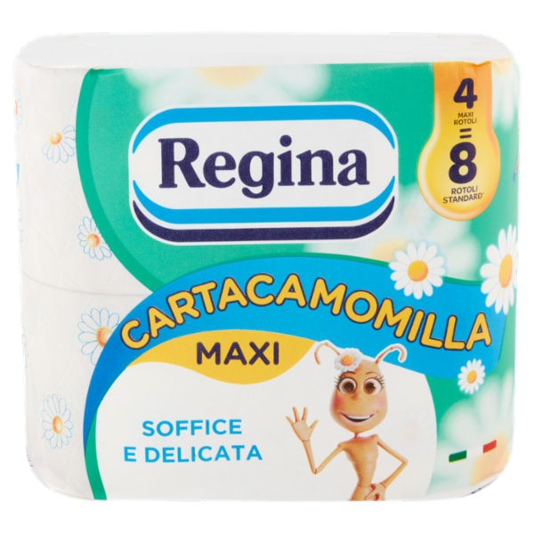 Regina Cartacamomilla carta igienica 4 rotoli