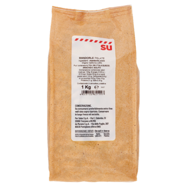 Sù Frutta Secca Mandorle Pelate 1 kg