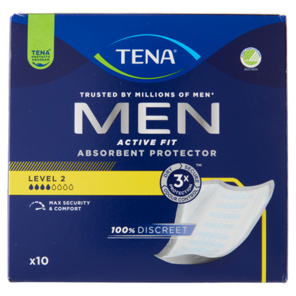 Tena Men Active Fit Absorbent Protector Level 2 10 pz