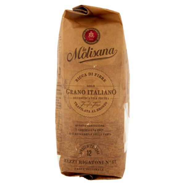 La Molisana integrale 32 Mezzi Rigatoni 500 g