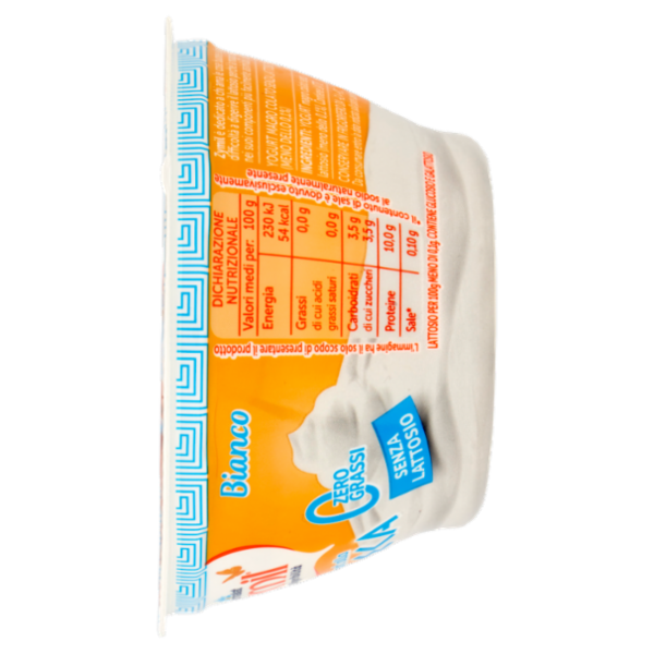 ZYMIL Alta Digeribilità Senza Lattosio Yogurt alla Greca Zero Grassi Bianco 150 g