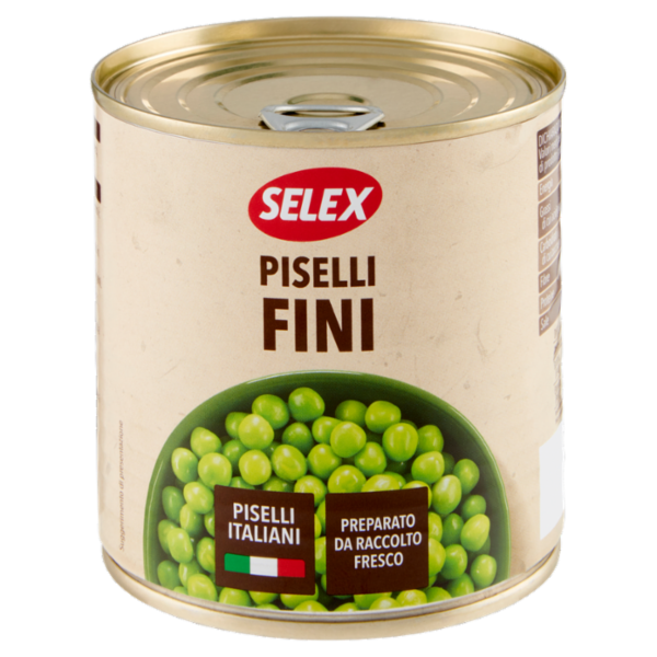 Selex Piselli Fini Lessati 410 g