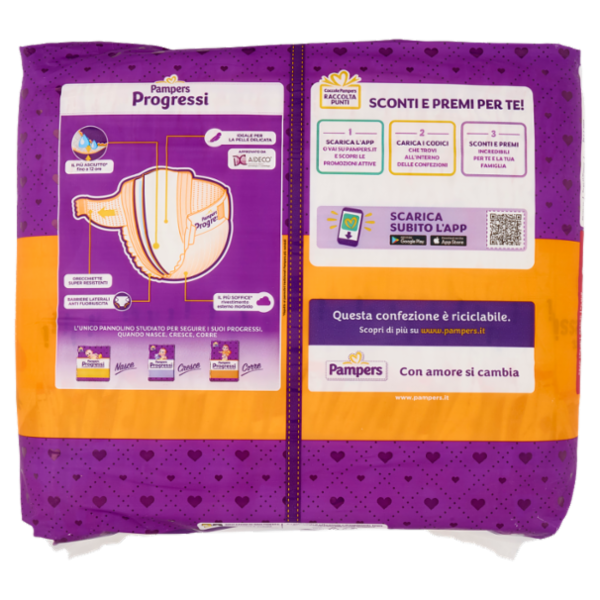 Pampers Progressi Large 17 + 17 pz