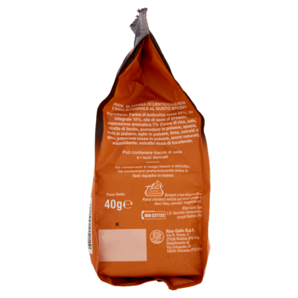 Gallo's Chips di Riso con Lenticchie - Gusto Hot Spicy 40 g