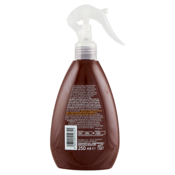 Armonia & Benessere Acqua Abbronzante Senza filtri solari 250 ml