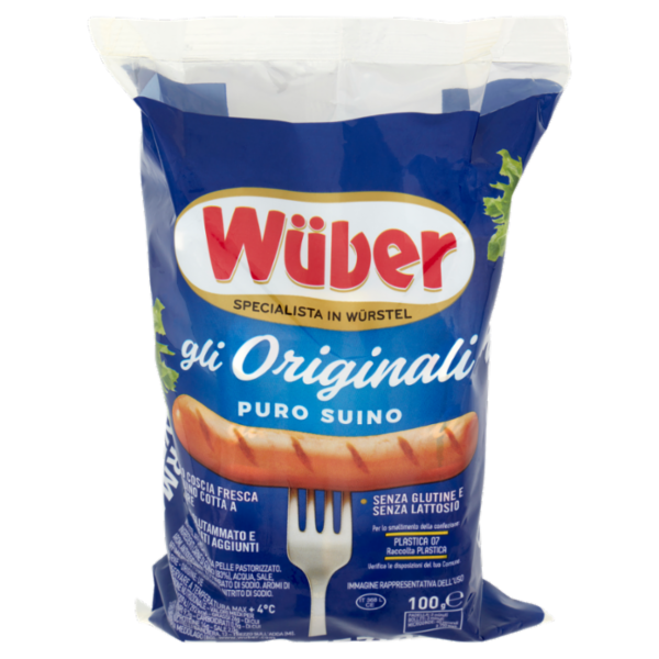 Wüber gli Originali Puro Suino 5 x 100 g