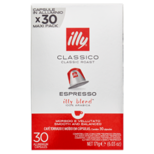 Illy Classico Espresso Compatibili Con Le Macchine *Nespresso Original 30 Capsule In Alluminio 171 g