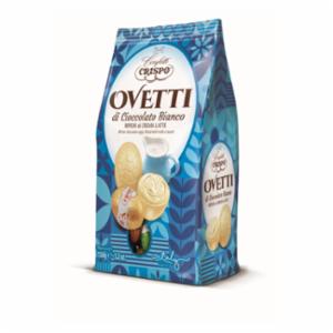 Crispo Ovetti Di Cioccolato Bianco Ripieni Di Crema Al Latte Gr.150