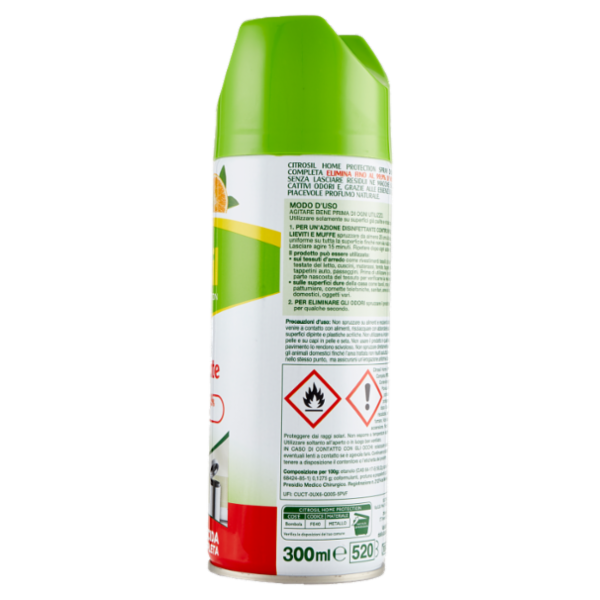 Citrosil Home Protection Spray Disinfettante con vere essenze di agrumi 300 ml