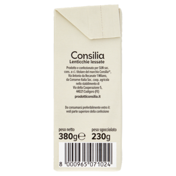 Consilia Lenticchie Lessate 380 g