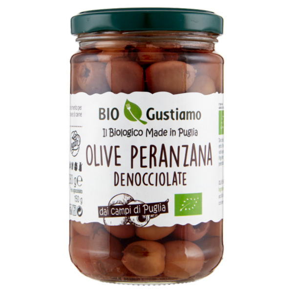 Bio Gustiamo Olive Peranzana Denocciolate 280 g