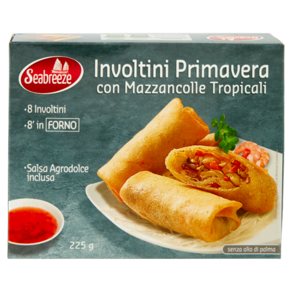 Seabreeze Involtini Primavera con Mazzancolle Tropicali 225 g