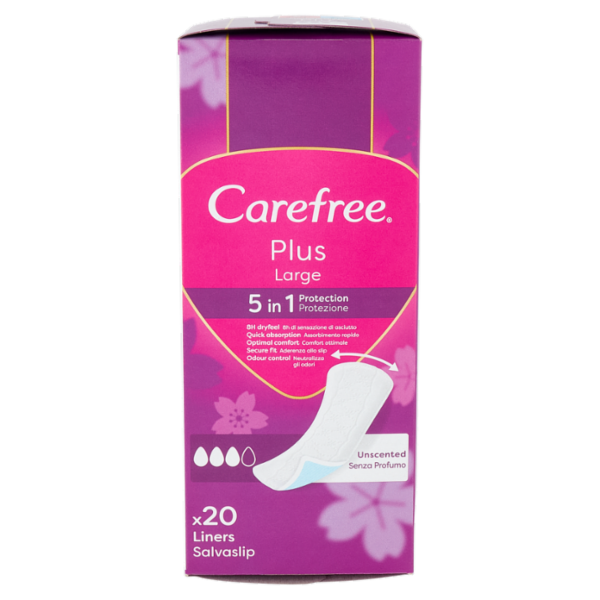 Carefree Plus Large Salvaslip 20 pz