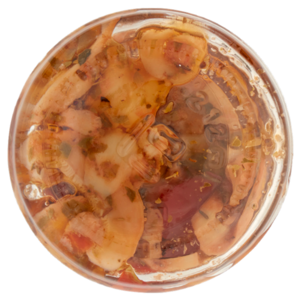 Polli Funghi Sottolio alla Pizzaiola con Olio Extra Vergine di Oliva 190 g