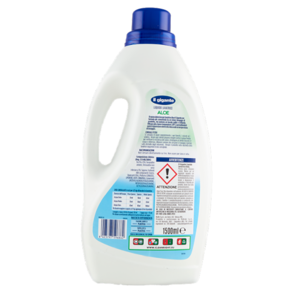IL GIGANTE Liquido Lavatrice Aloe 1500 ml
