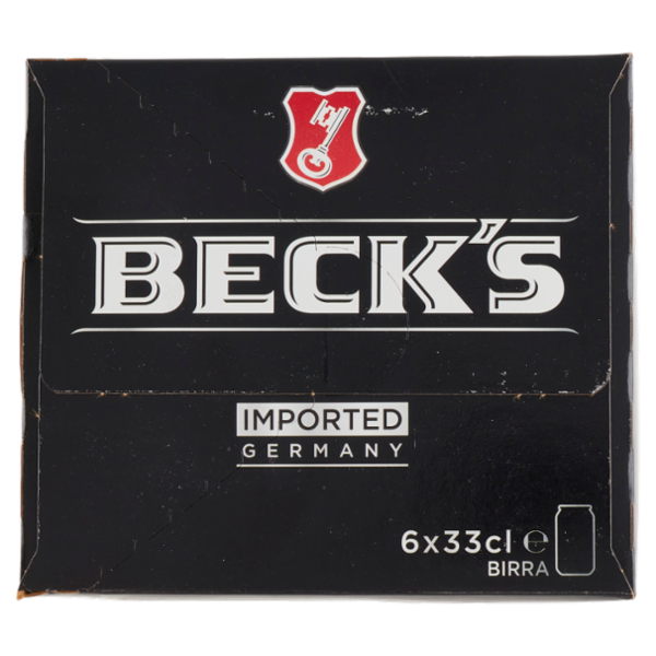 BECK'S Birra pilsner tedesca lattina 6x33cl