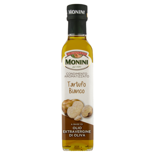 Monini Condimento Aromatizzato Tartufo Bianco a Base di Olio Extravergine di Oliva 250 ml