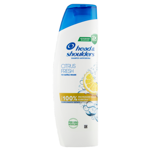 Head & Shoulders Shampoo Antiforfora Citrus Fresh per Capelli Grassi 250 ml