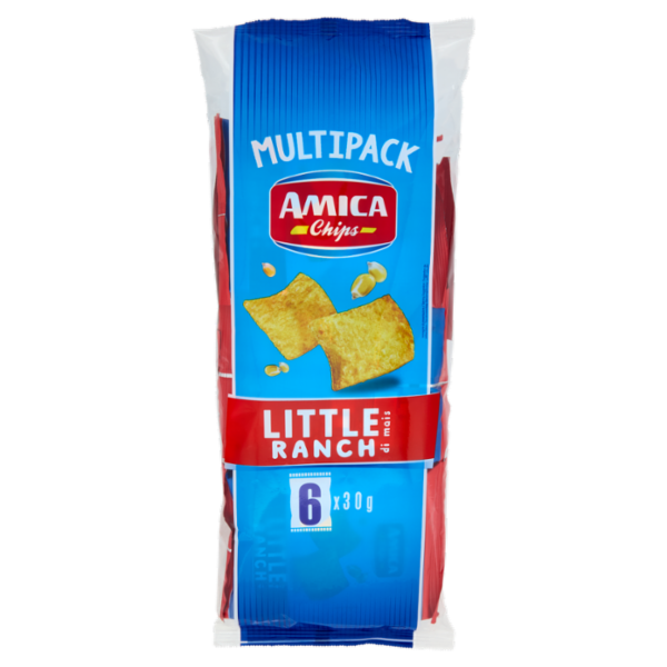 Amica Chips Little Ranch di mais 6 x 30 g