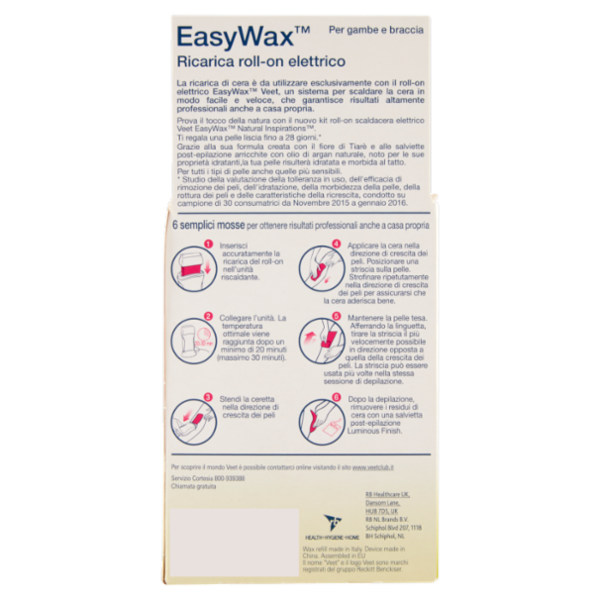 Veet Ricarica Roll-On Natural Inspirations Fiore Tiarè & Argan Oil - 50 ml