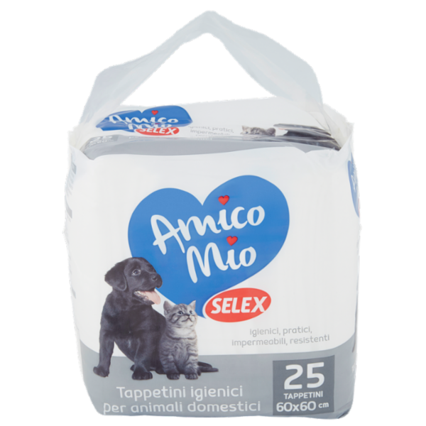 Selex Amico Mio Tappetini Antiodore 60X60 cm 25 pezzi