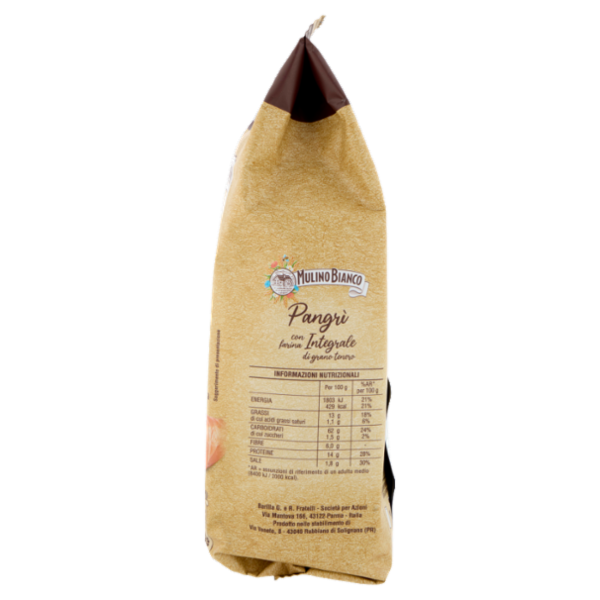 Mulino Bianco Pangrì Grissini Integrali con Nuova Apertura Facilitata 250g