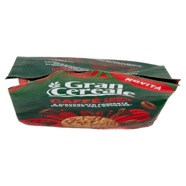 Gran Cereale Biscotti con Caffè 100% Arabica e Cioccolato Fondente con Fave dell'Ecuador 280g