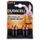 Duracell Plus AAA 4 Mini Stilo / Micro Alcalina 1.5V MN2400 4 pz