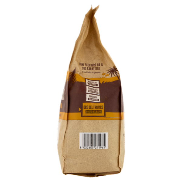 Italia Zuccheri - Oro del Tropico Zucchero Grezzo di Canna 1 Kg