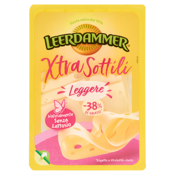 Leerdammer XtraSottili Leggere Fette 8 x 10 g
