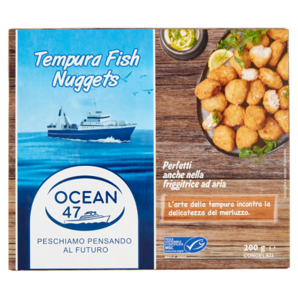 Ocean 47 Tempura Fish Nuggets Congelati 200 g