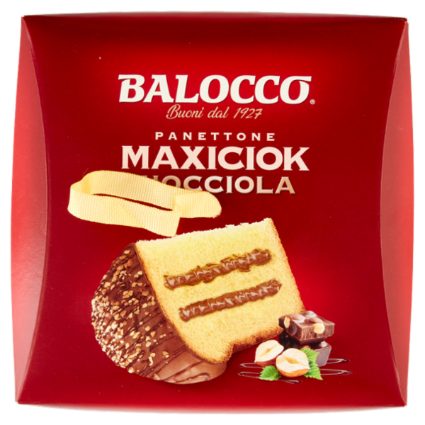 Balocco Panettone Maxiciok Nocciola 800 g