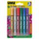 UHU Glitter Glue Original 6 x 10 ml
