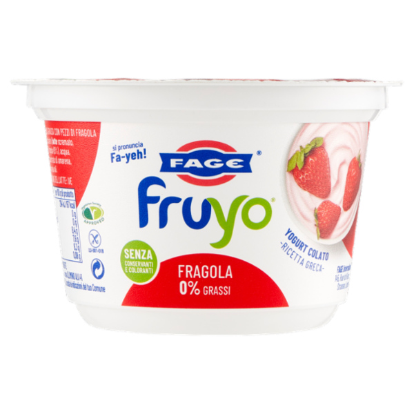 Fage fruyo Fragola 0% Grassi 150 g