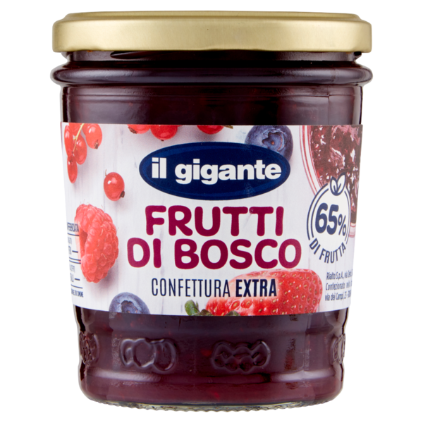 IL GIGANTE Frutti di Bosco Confettura Extra 320 g