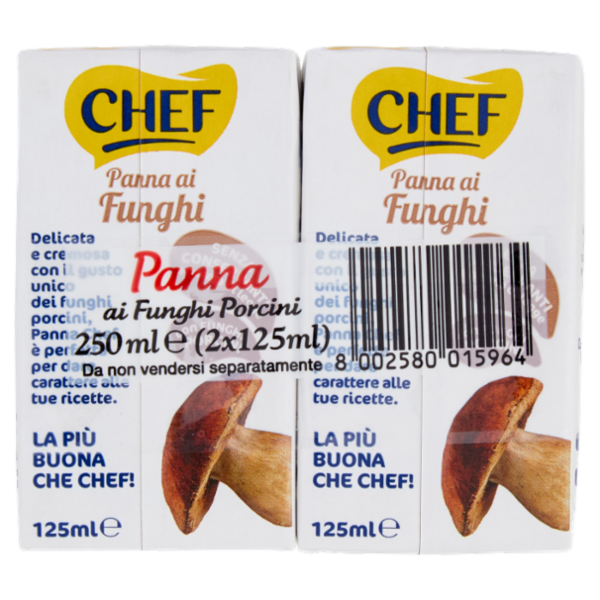 Chef Panna ai Funghi 2 x 125 ml