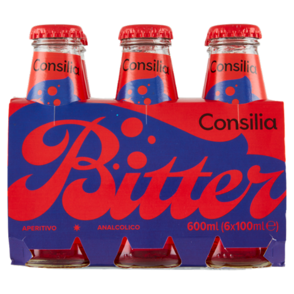 Consilia Aperitivo Analcolico Bitter Rosso 6x100 ml