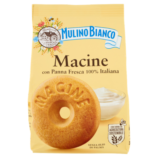 Mulino Bianco Macine Biscotti con Panna Fresca 350g