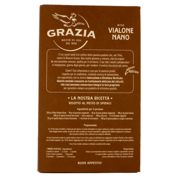 Grazia Riso Vialone Nano 1 kg