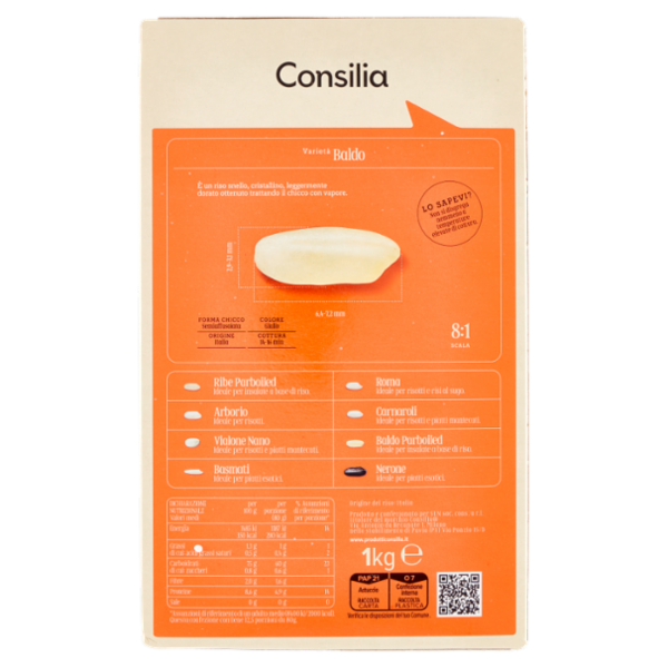 Consilia Riso Parboiled Baldo Superfino 1 kg