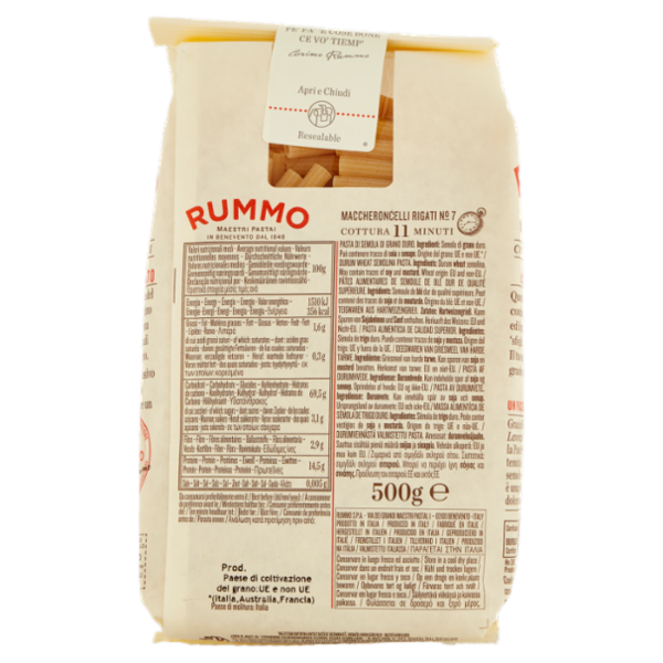 Rummo Maccheroncelli Rigati N° 7 500 g