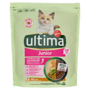 Ultima Cat Junior 1-12 Mesi Con Pollo 750 g