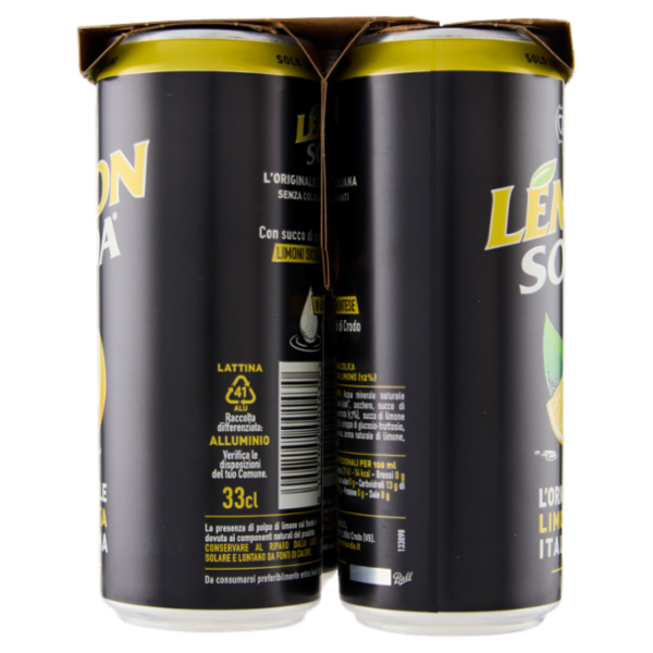Lemonsoda 4 x 33 cl